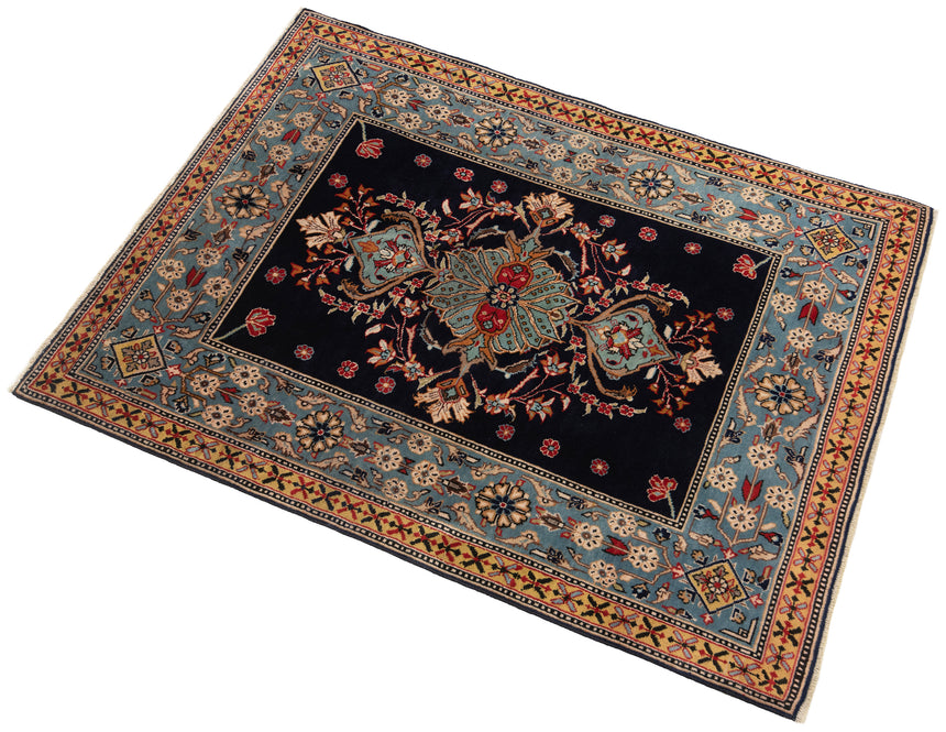 Alfombra persa Qom | 140 x 108 cm