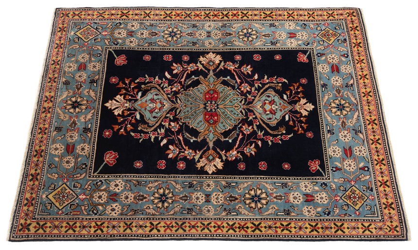 Alfombra persa Qom | 140 x 108 cm