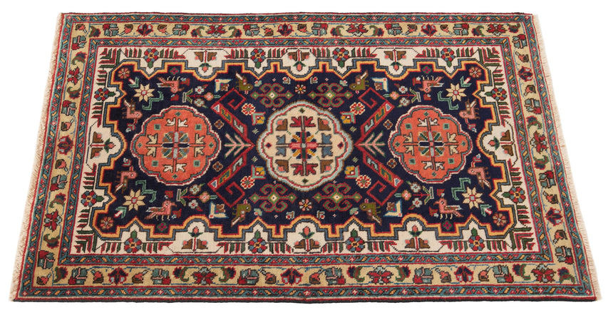 Alfombra persa Tabriz | 135 x 83 cm