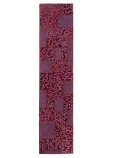 Alfombra vintage con relieve | 350 x 80 cm