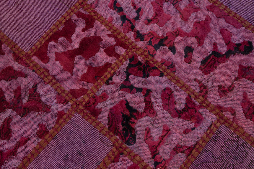 Alfombra vintage con relieve | 350 x 80 cm