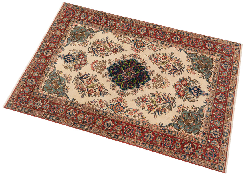 Alfombra persa Qom | 210 x 139 cm