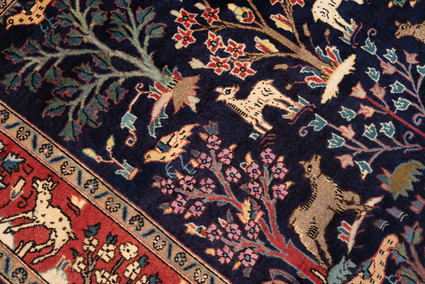 Alfombra persa Qom | 226 x 147 cm