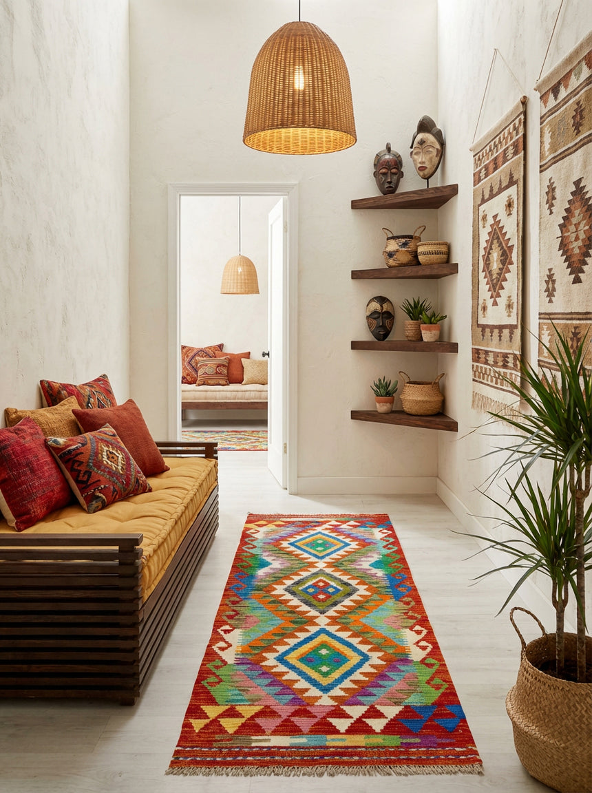 Kilim Afgano | 154 x 52 cm