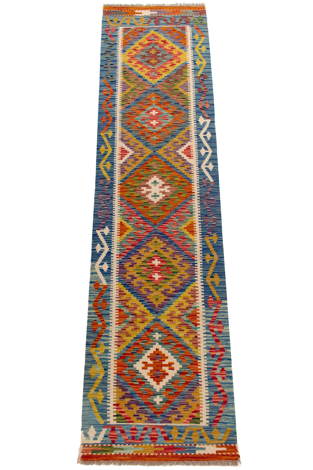 Kilim Afgano | 246 x 63 cm