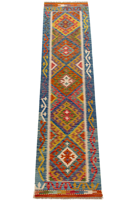 Kilim Afgano | 246 x 63 cm