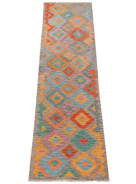 Kilim Afgano | 293 x 82 cm