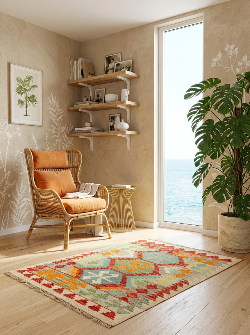 Kilim Afgano | 132 x 87 cm