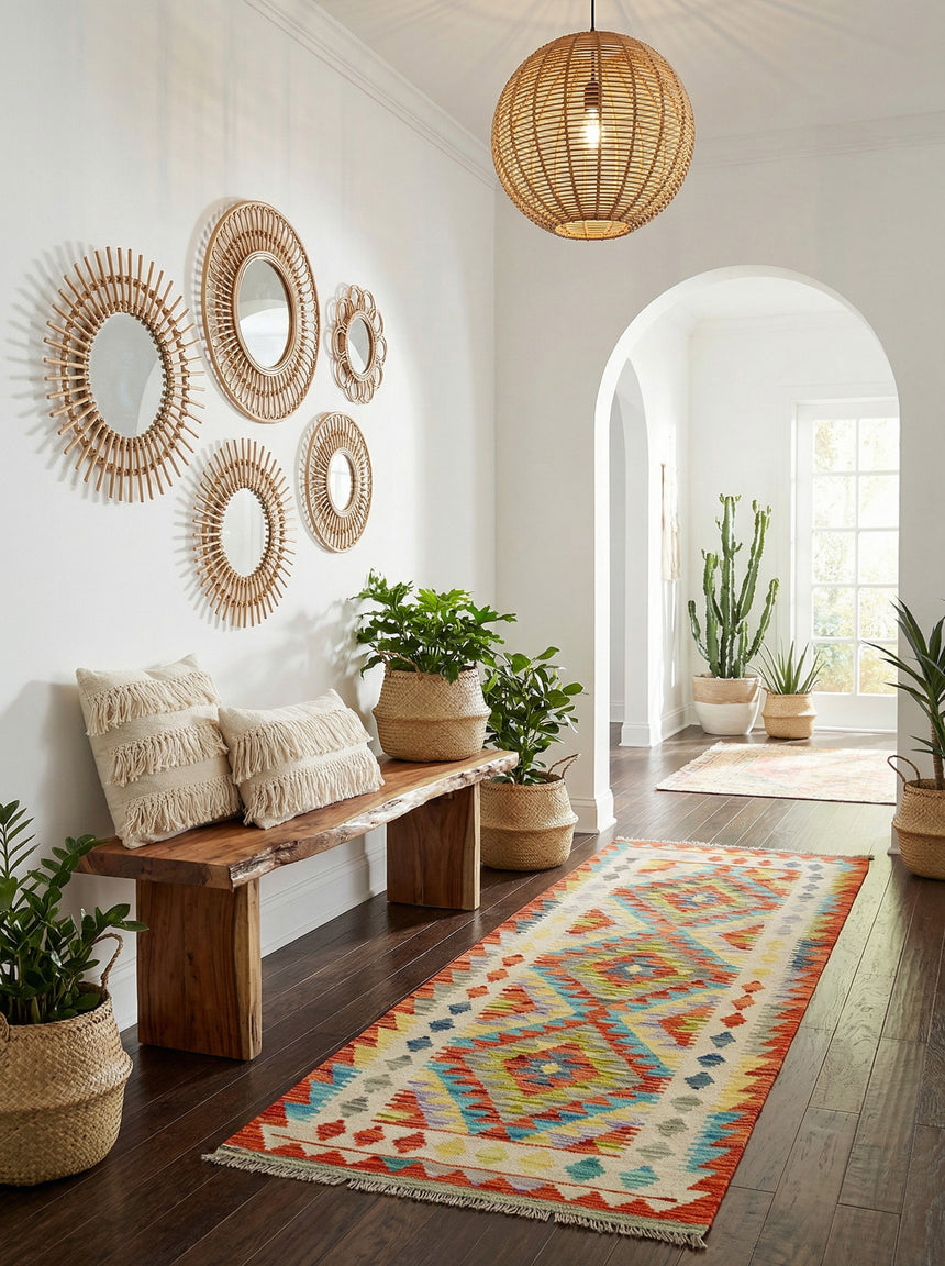 Kilim Afgano | 200 x 72 cm