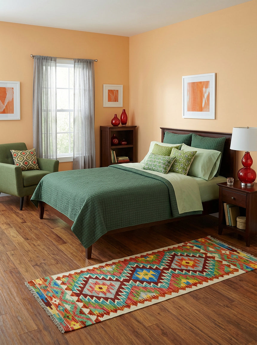 Kilim Afgano | 146 x 47 cm