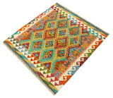 Kilim Afgano | 107 x 100 cm