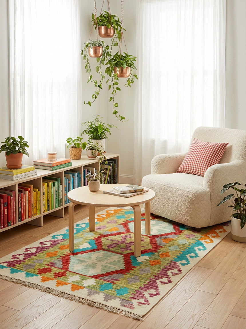 Kilim Afgano | 127 x 83 cm