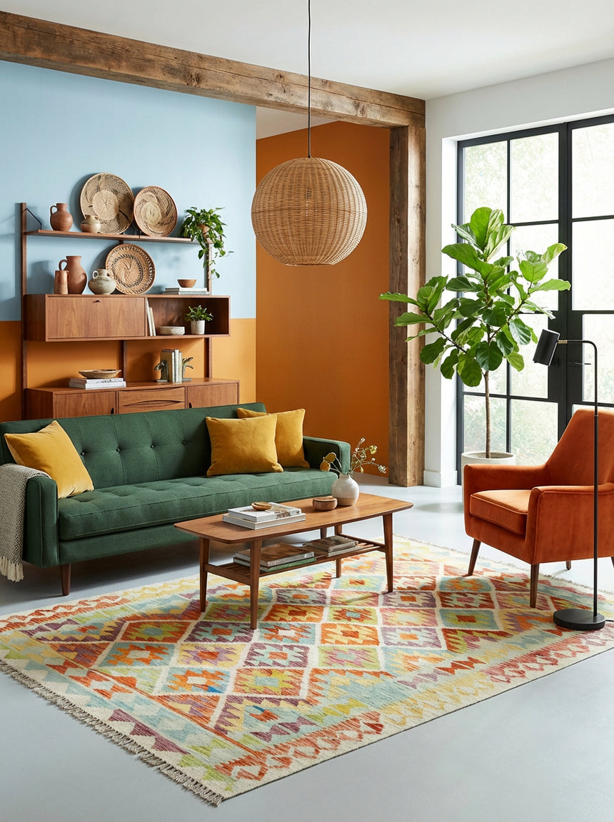 Kilim Afgano | 193 x 120 cm