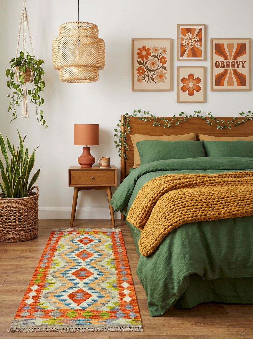 Kilim Afgano | 189 x 76 cm