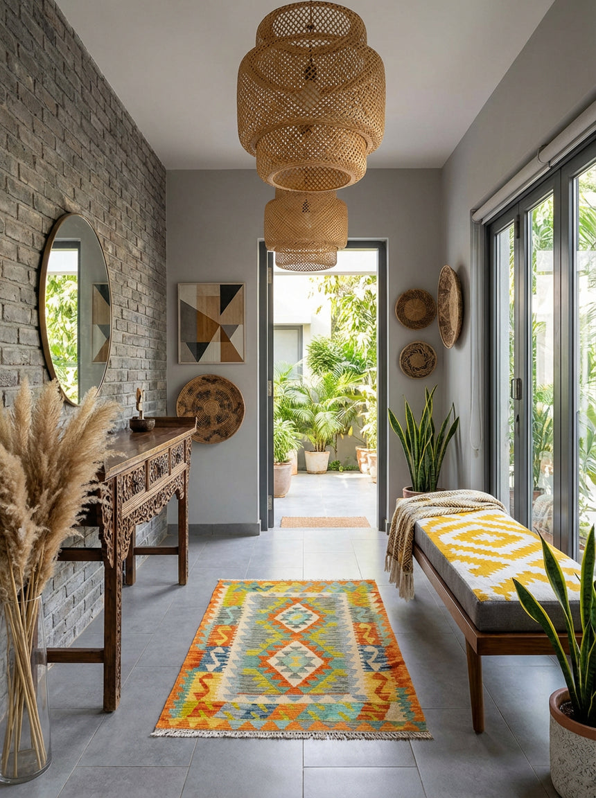 Kilim Afgano | 117 x 90 cm