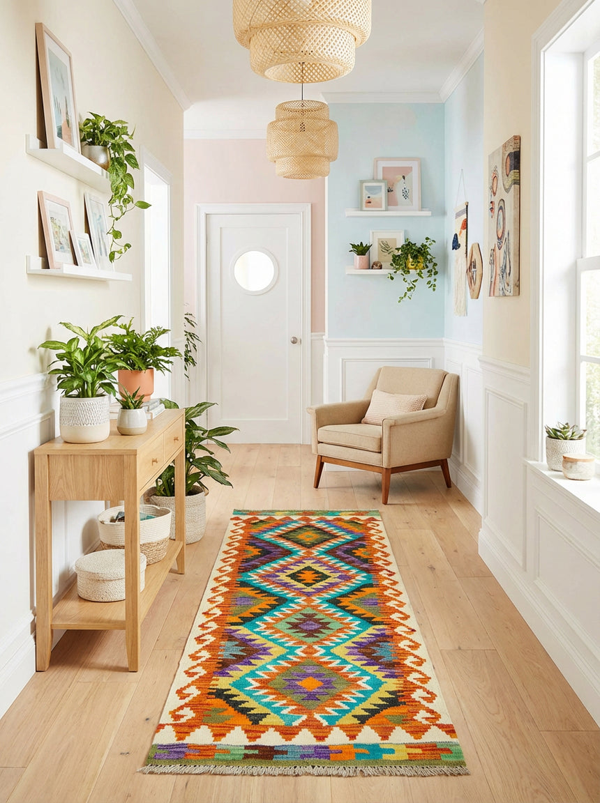 Kilim Afgano | 156 x 52 cm