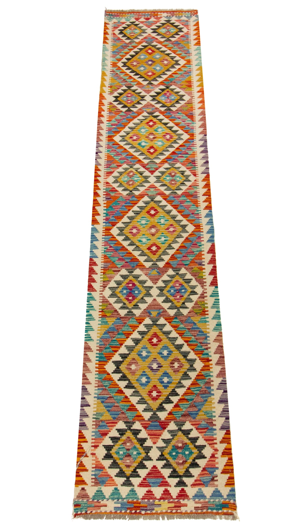 Kilim Afgano | 295 x 61 cm