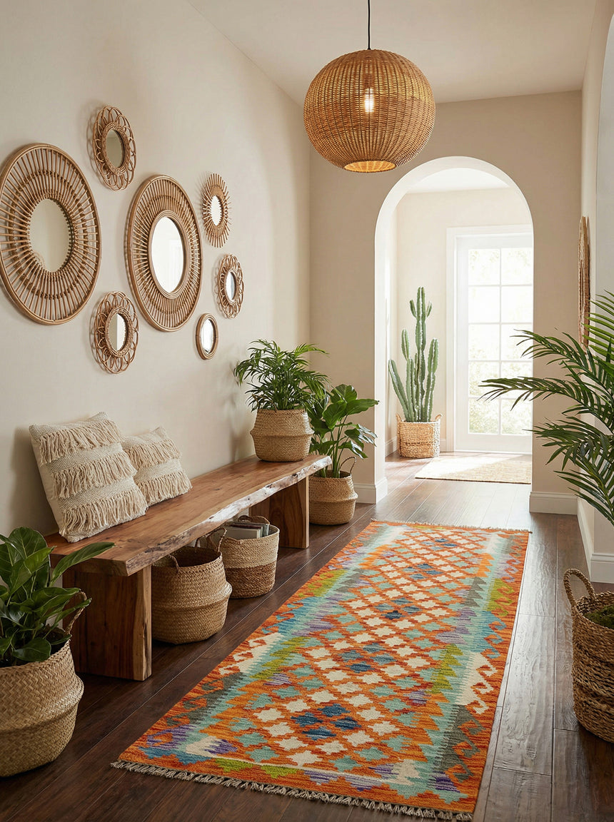 Kilim Afgano | 197 x 73 cm