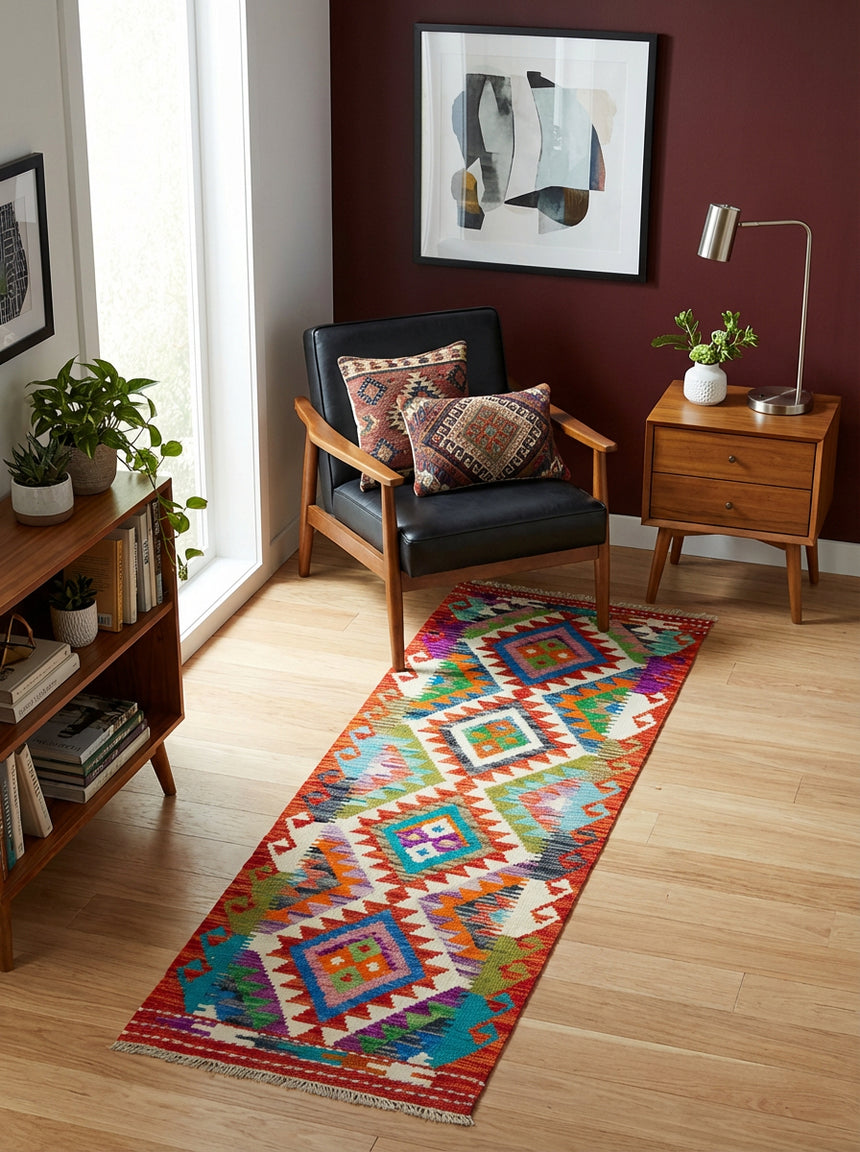 Kilim Afgano | 159 x 51 cm