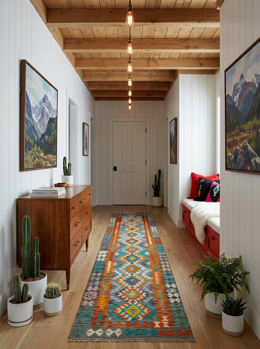 Kilim Afgano | 400 x 84 cm