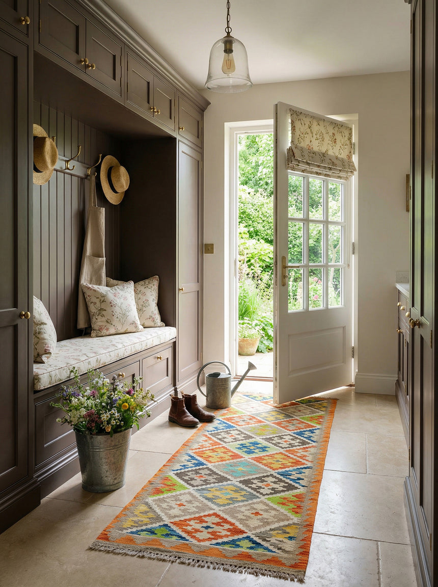 Kilim Afgano | 194 x 73 cm