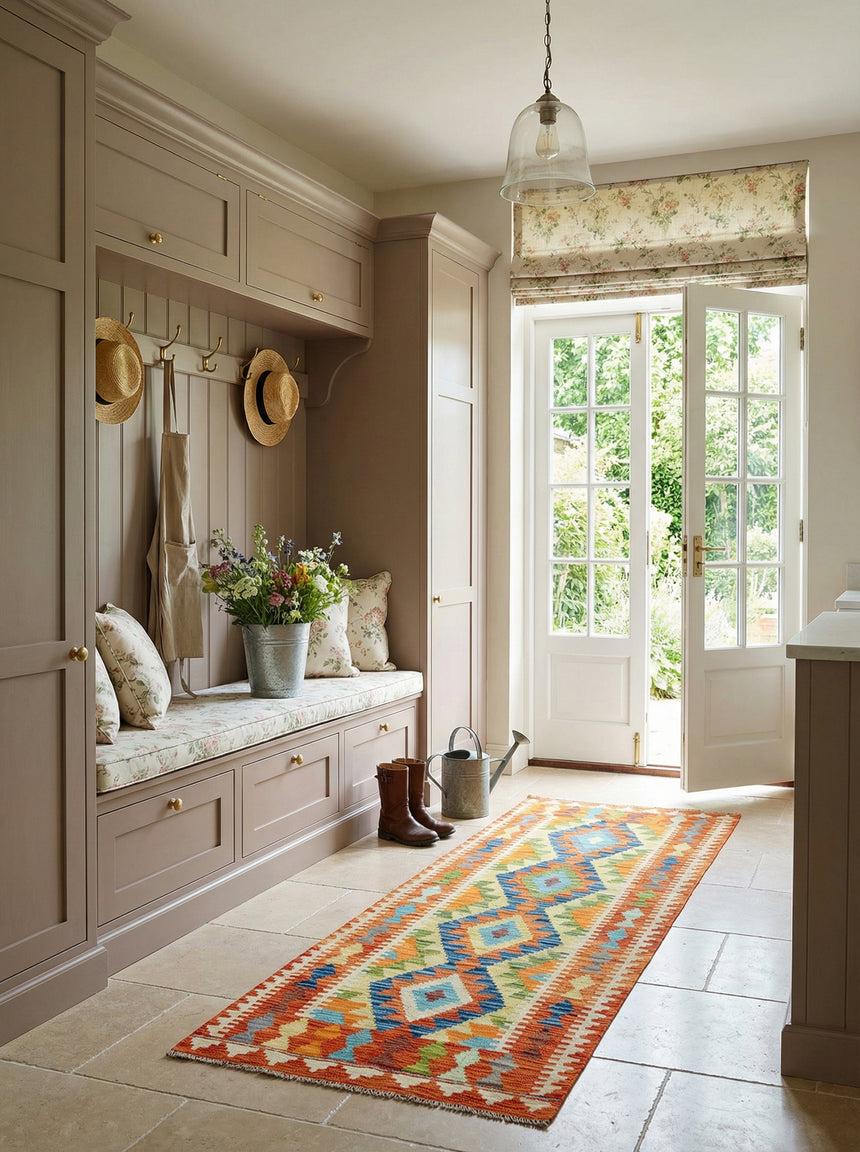 Kilim Afgano | 208 x 76 cm