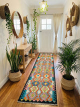 Kilim Afgano | 388 x 82 cm