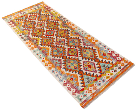 Kilim Afgano | 204 x 80 cm