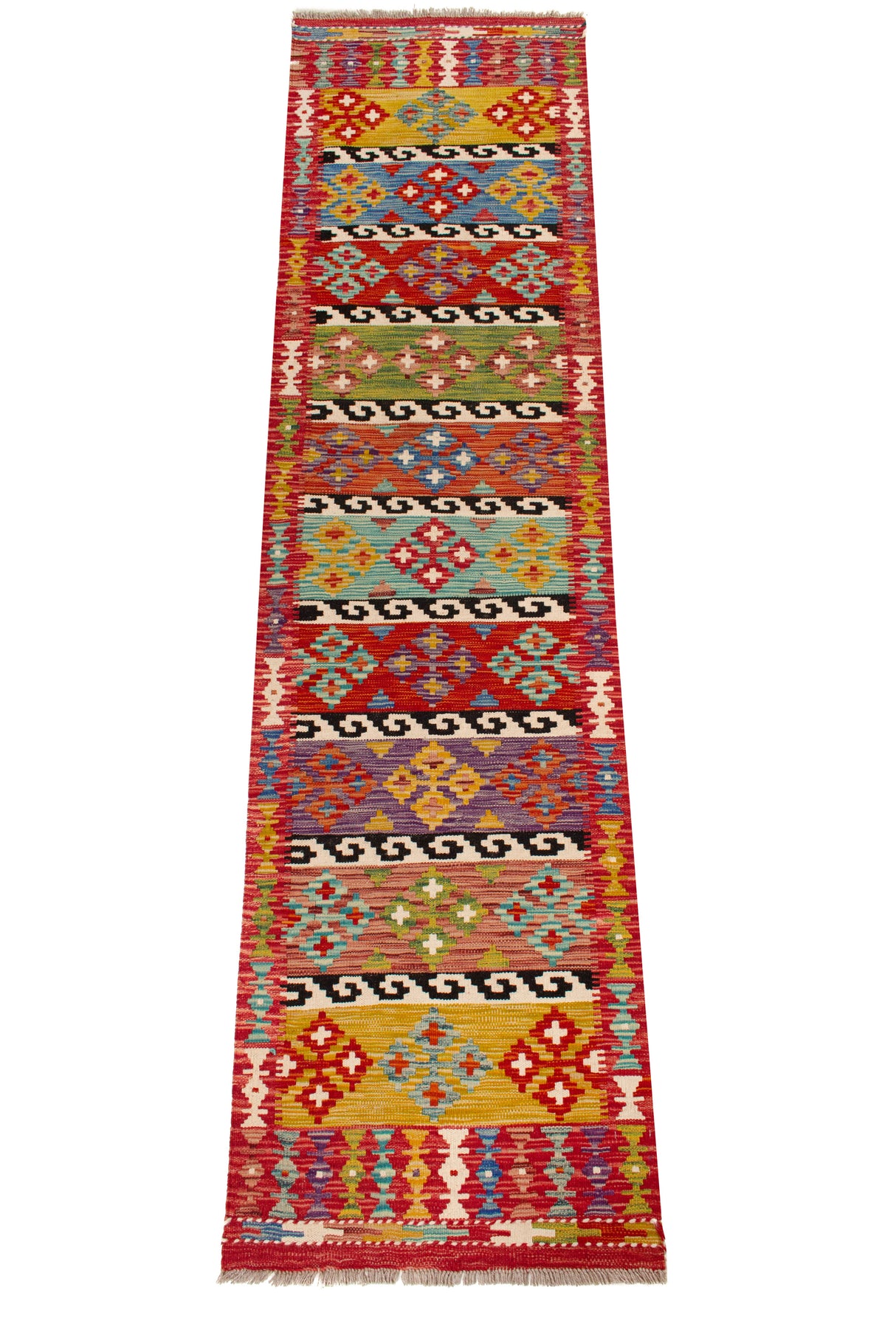 Kilim Afgano | 253 x 65 cm