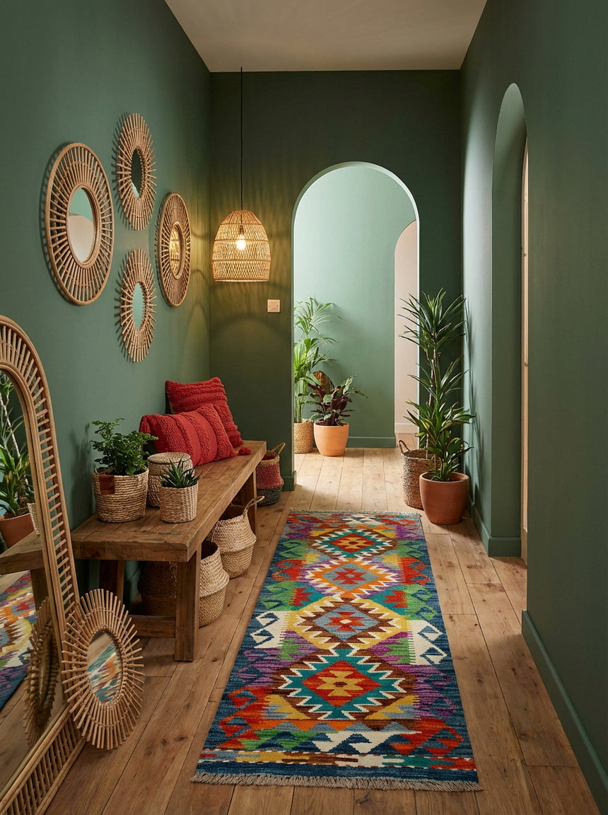 Kilim Afgano | 148 x 48 cm