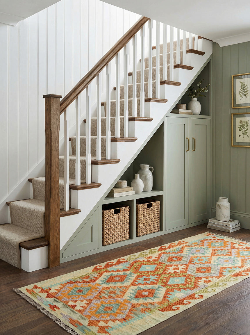 Kilim Afgano | 204 x 84 cm