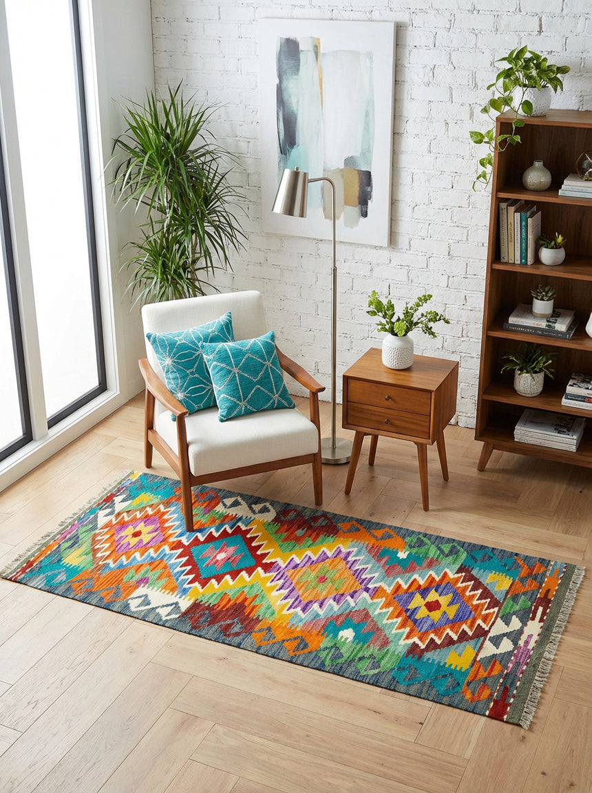 Kilim Afgano | 147 x 50 cm