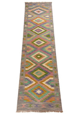 Kilim Afgano | 289 x 80 cm