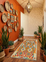 Kilim Afgano | 205 x 84 cm