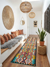 Kilim Afgano | 394 x 85 cm