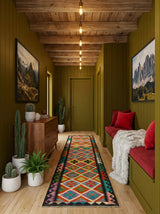 Kilim Afgano | 207 x 83 cm