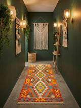 Kilim Afgano | 194 x 70 cm