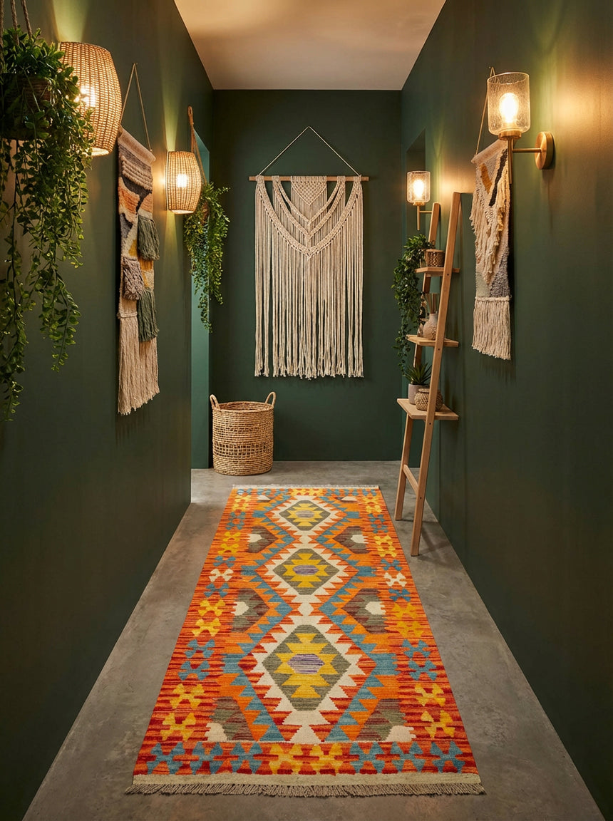 Kilim Afgano | 194 x 70 cm