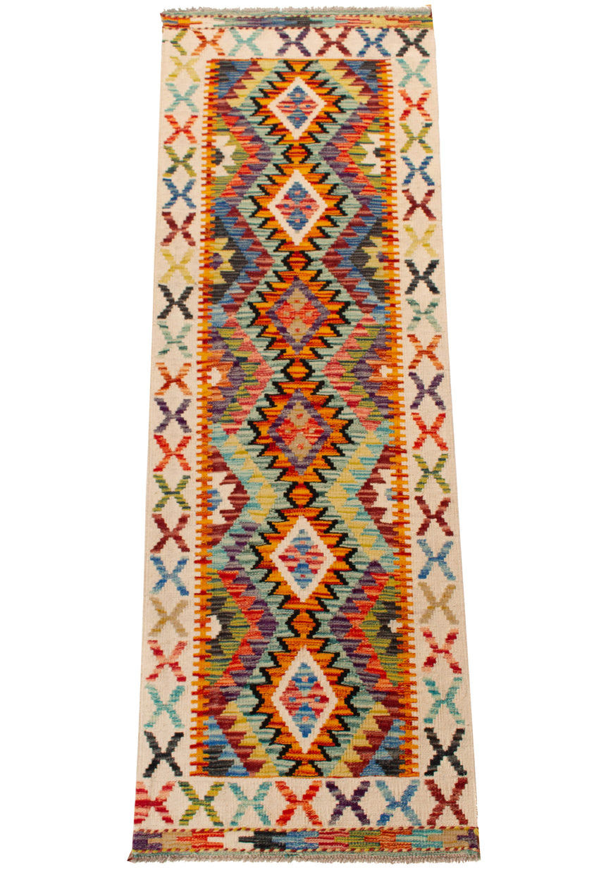 Kilim Afgano | 193 x 67 cm