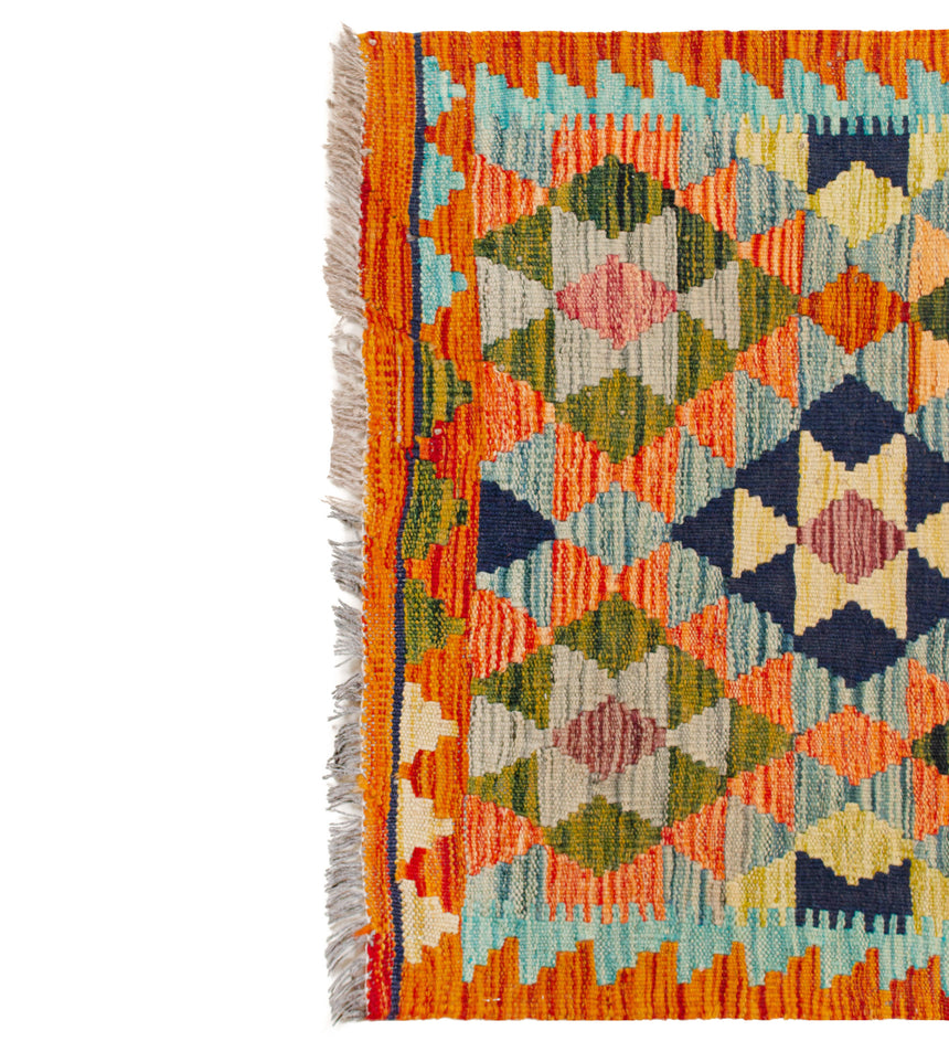 Kilim Afegão | 90 x 60 cm (aprox.)