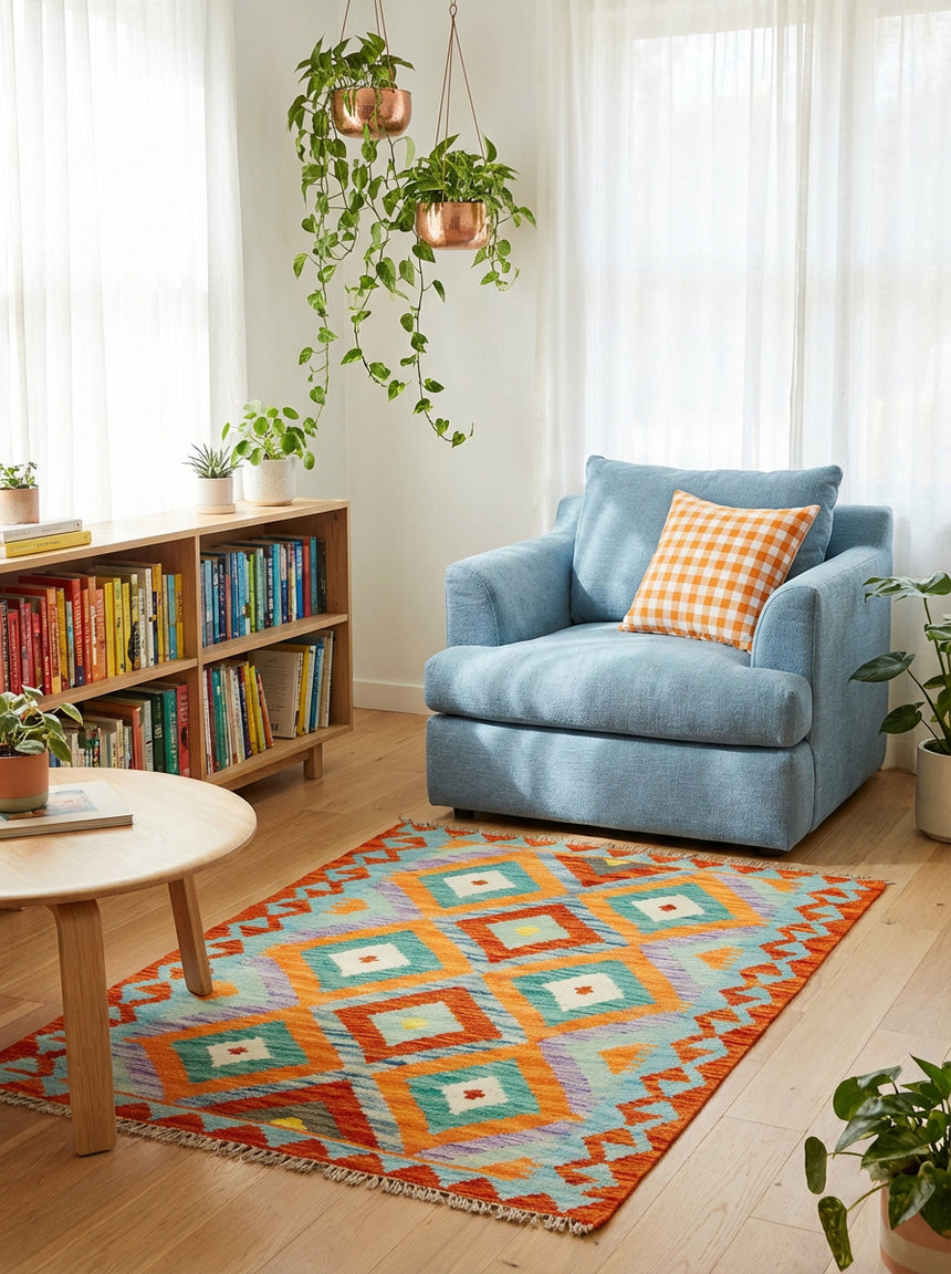 Kilim Afgano | 121 x 84 cm