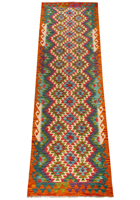 Kilim Afgano | 262 x 84 cm