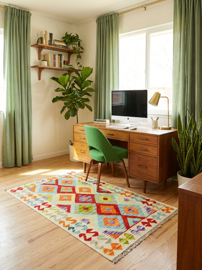 Kilim Afgano | 129 x 96 cm