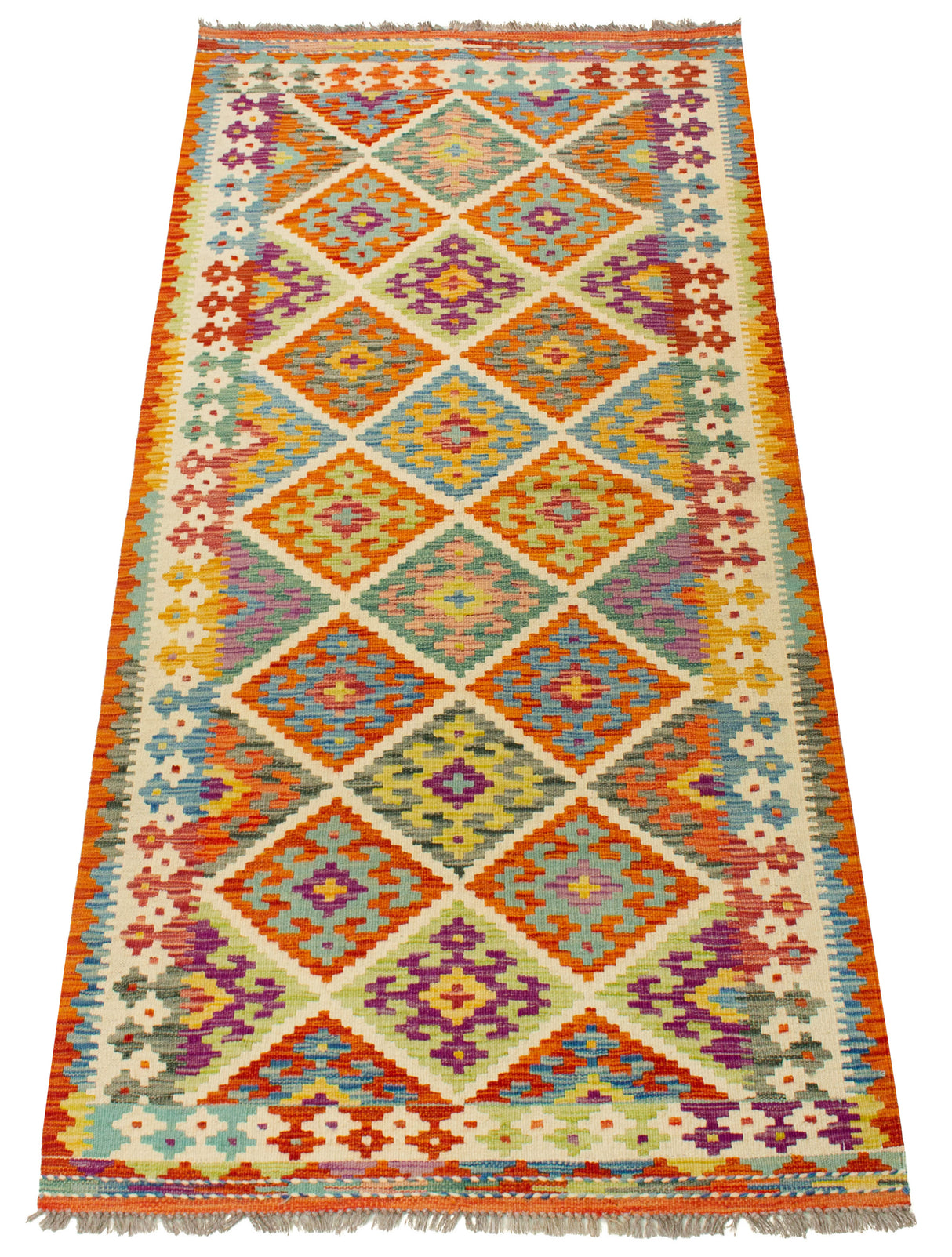 Kilim Afghan | 201 x 100 cm