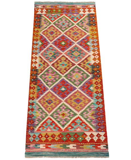 Kilim Afgano | 194 x 82 cm