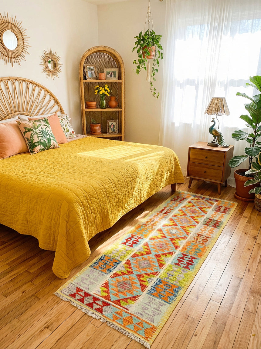 Kilim Afgano | 197 x 70 cm