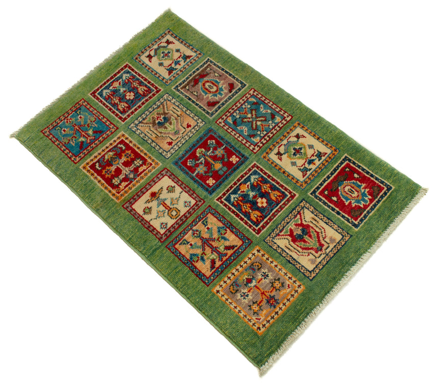 Alfombra Kazak | 94 x 61 cm