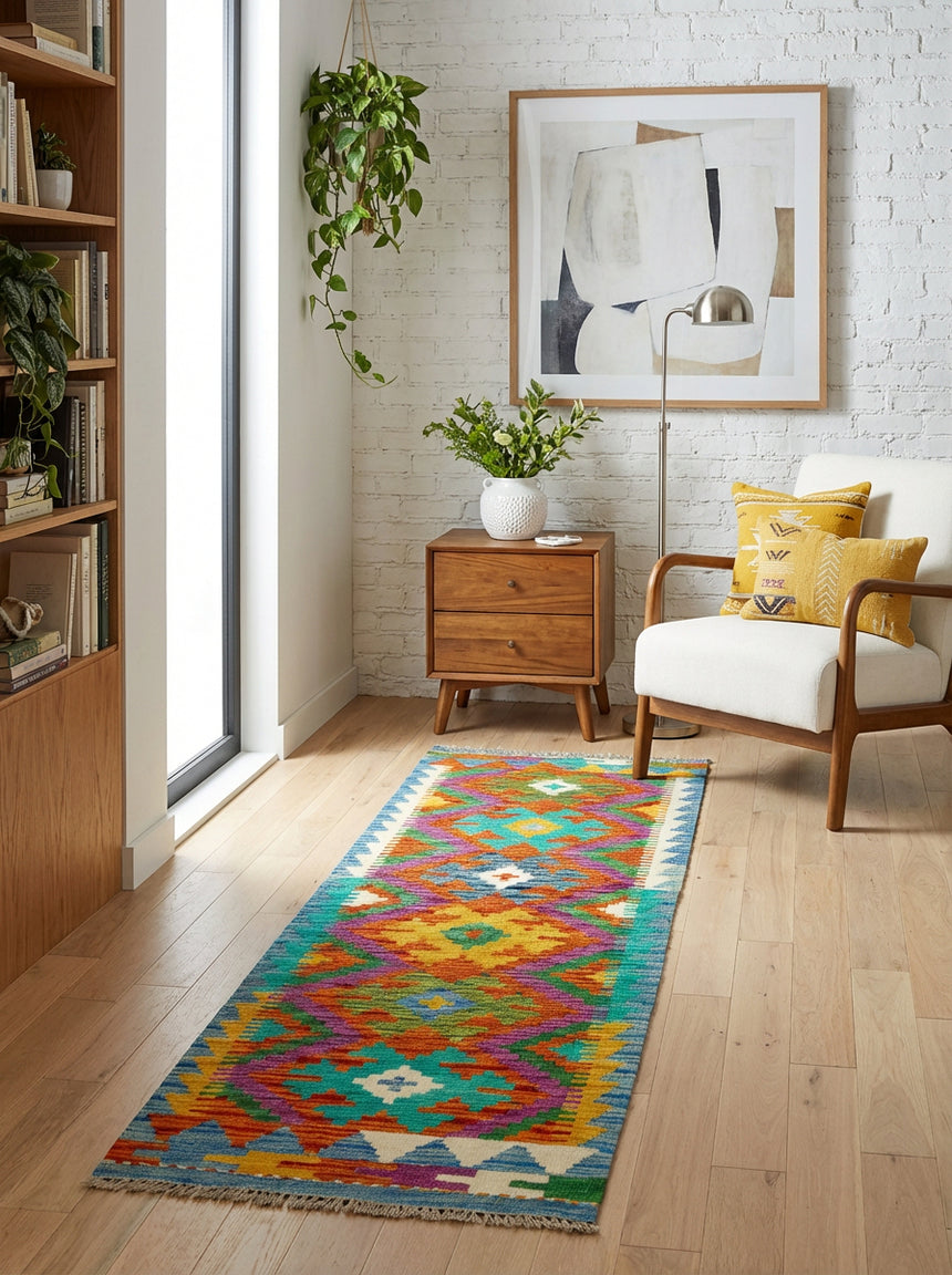 Kilim Afgano | 146 x 49 cm