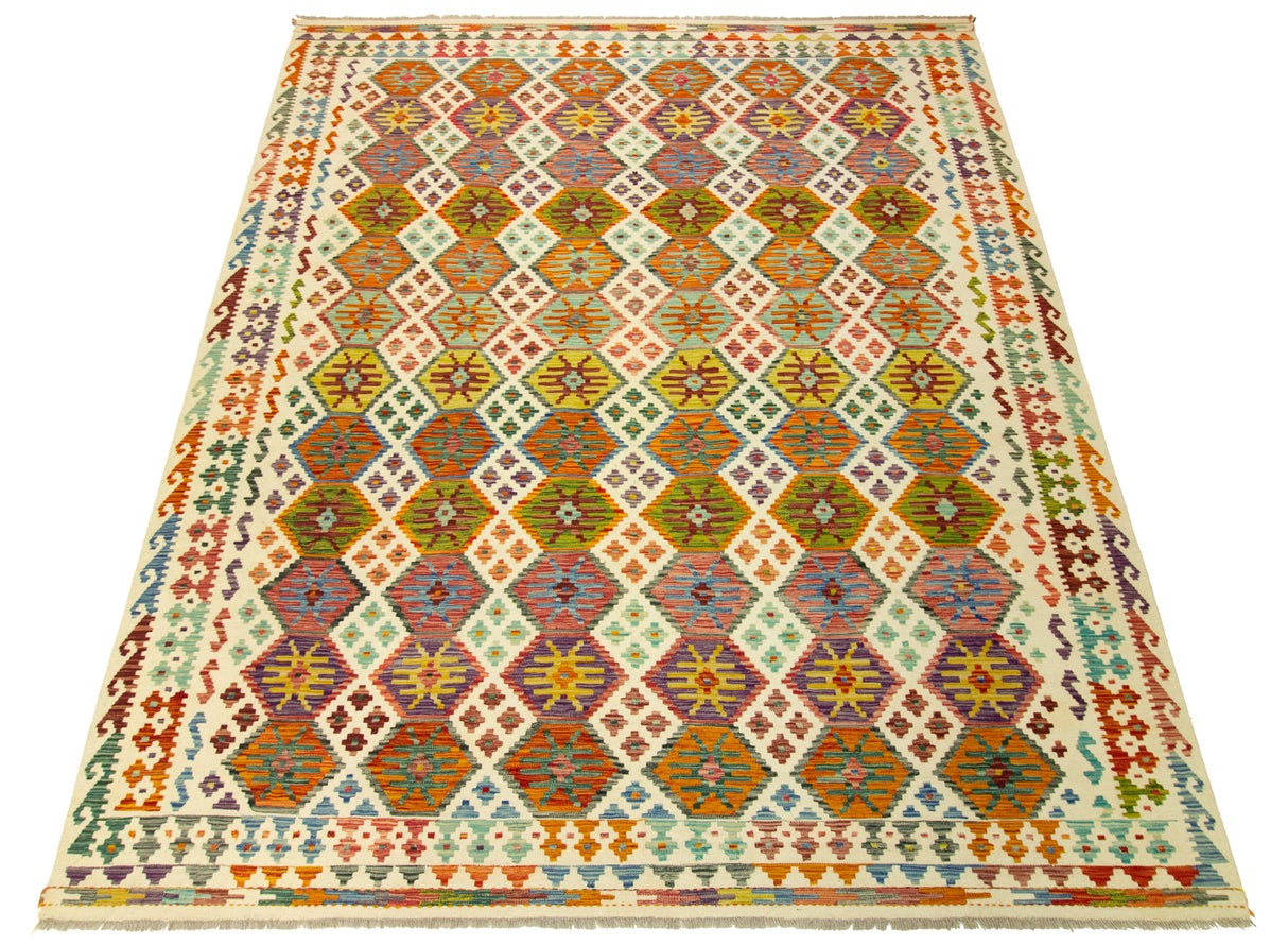 Kilim Afgano | 297 x 258 cm