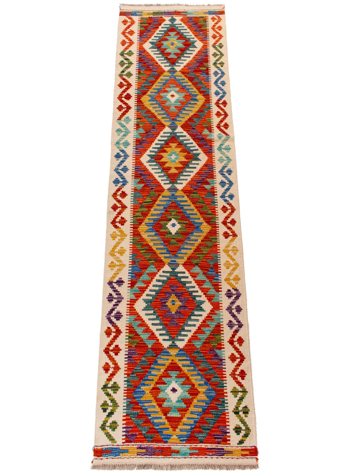 Kilim Afgano | 237 x 61 cm